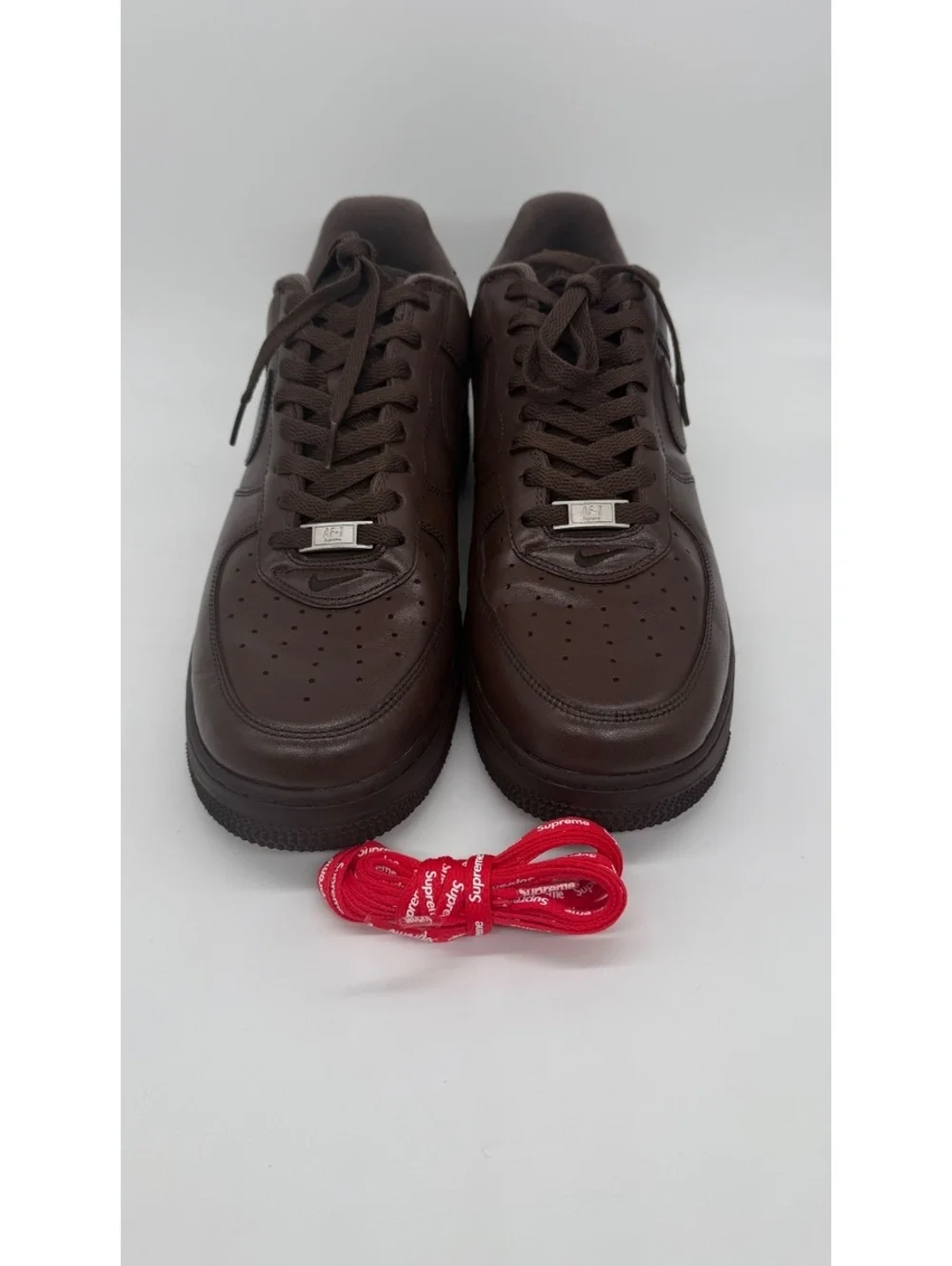 Nike Supreme Air Force 1 Low Baroque Brown Size 12